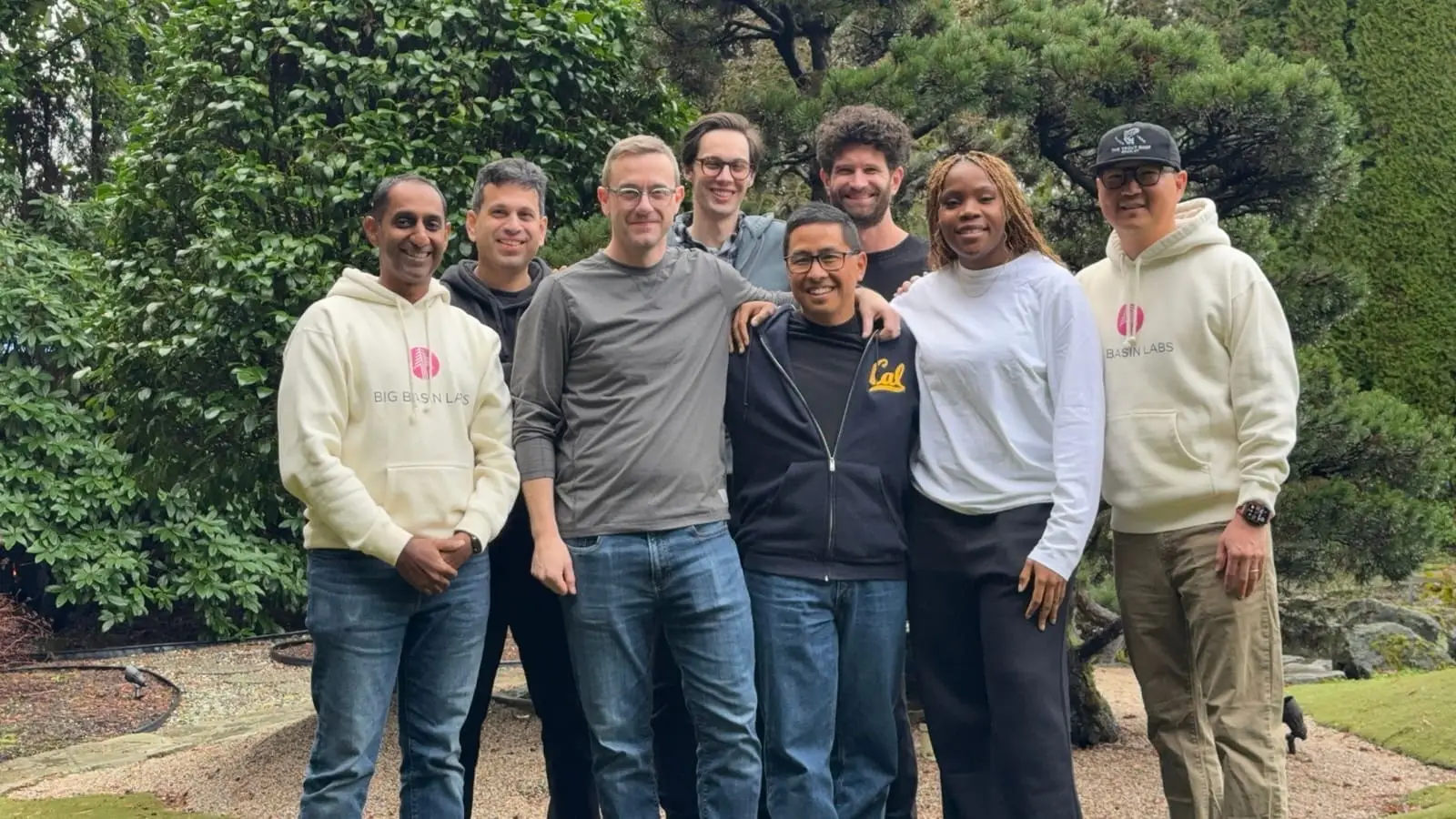 The Big Basin Labs team at our first offsite on the California coast